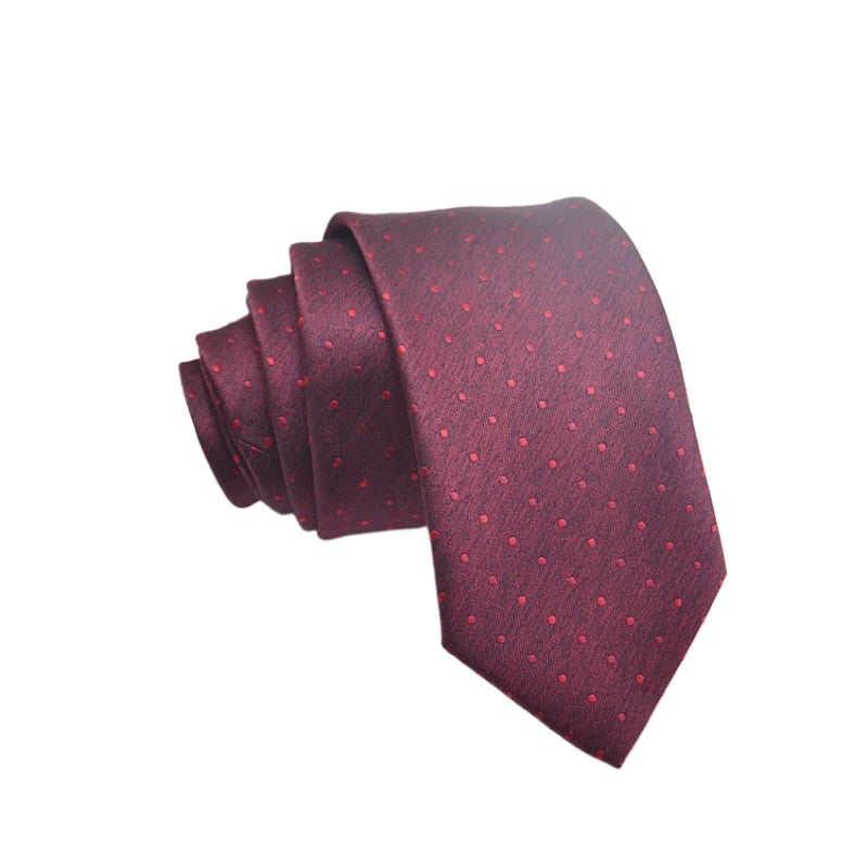 35 Styles Men's Silk Ties Jacquard Dot Floral 8cm Necktie Accessories Daily Wear Shirt Suit Cravat Wedding Party Gifts Neck Tie