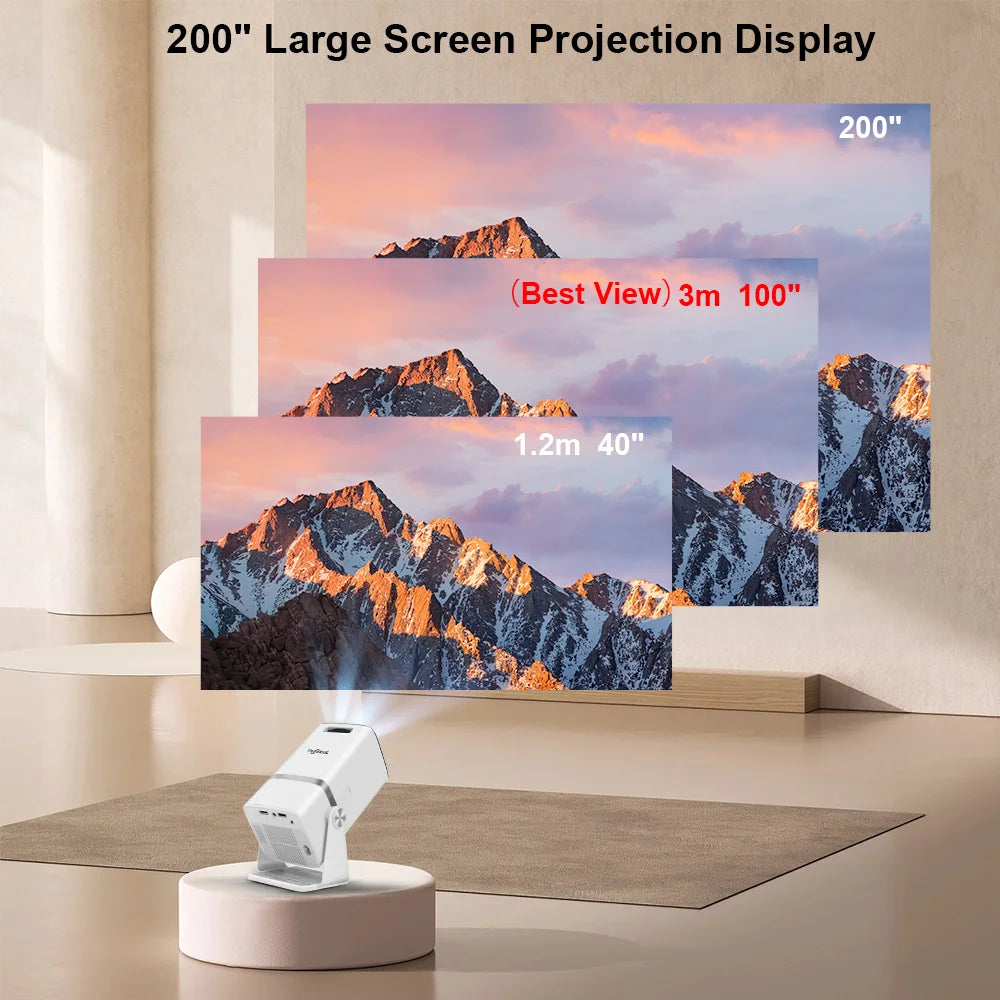 4K Full HD Projector FHD TD80W Android WiFi 3D Home Theater TD80 Portable Beam Projector Meeting Video Movie PK HY320