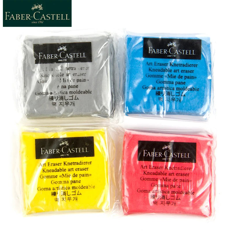 Faber-Castell Plasticity Rubber Soft Art Eraser Wipe highlight Kneaded Rubber For Art Pianting Design Sketch Eraser Stationery