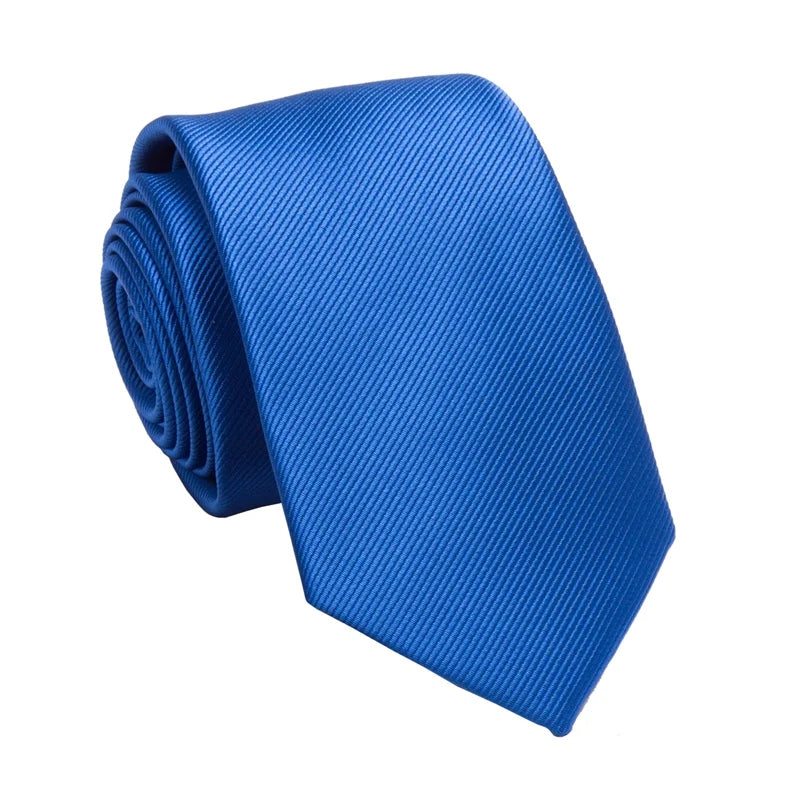 Men's Business Jacquard Slim Tie, British Classic Solid Color Tie,Casual Wedding Accessories