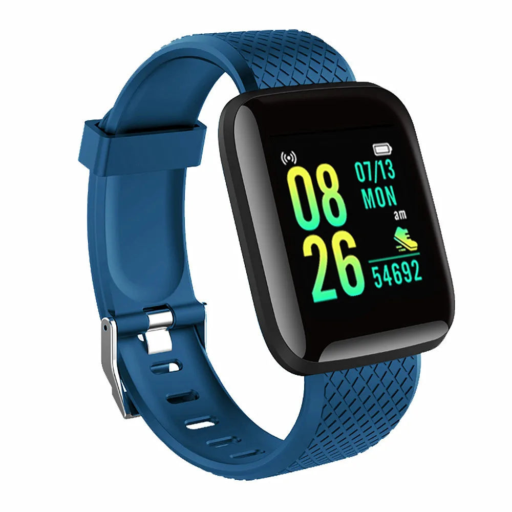 Smart Watch For Men Women Sport Mode Music Control Calorie Distance Fitness Smart Band Message Remind Smart Bracelet Android IOS