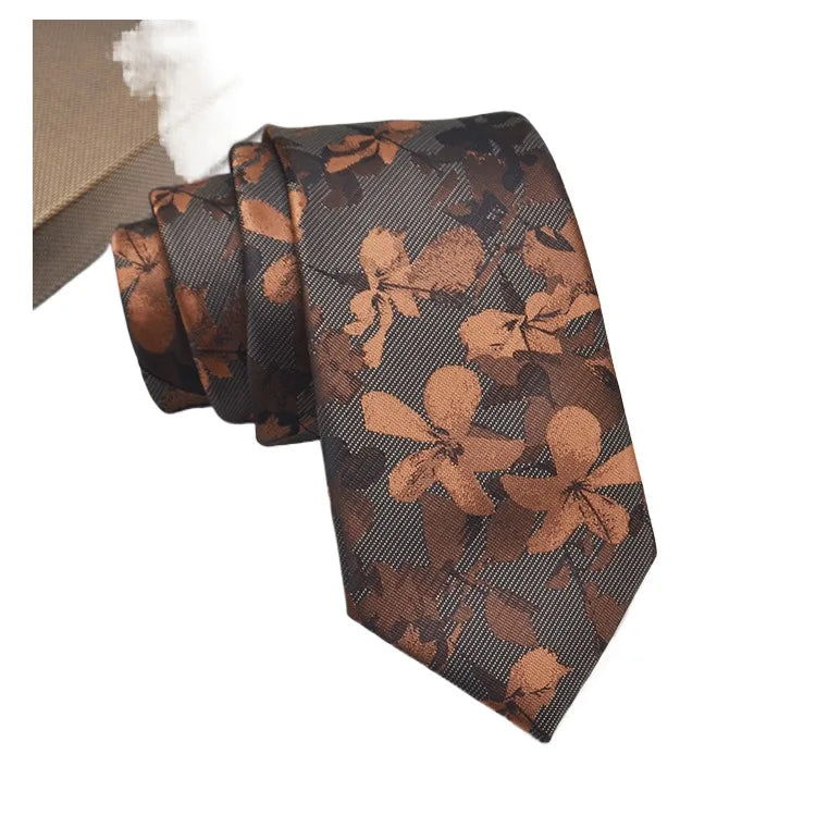 35 Styles Men's Silk Ties Jacquard Dot Floral 8cm Necktie Accessories Daily Wear Shirt Suit Cravat Wedding Party Gifts Neck Tie