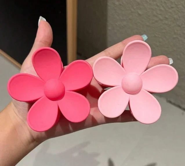 Large Flower Claw Clips For Women Fashion Hair Claw Hair Clamps Girls Matte Hairpins Sweet Headwear Barrette Hair Accessories