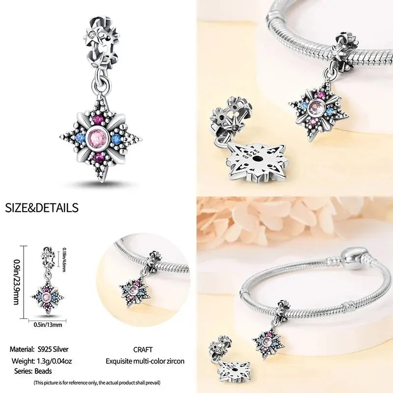 2024 Original New in Romantic Retro Classic Series Lotus Charm Beads Fits Pandach Bracelet Women 925 Silver Pendant Bead Jewelry