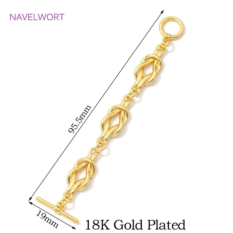 18K Gold Plated OT Clasps Toggle Clasp For Jewelry Making,Brass Bracelet Connector Clasps,For DIY Necklace Making Accessories