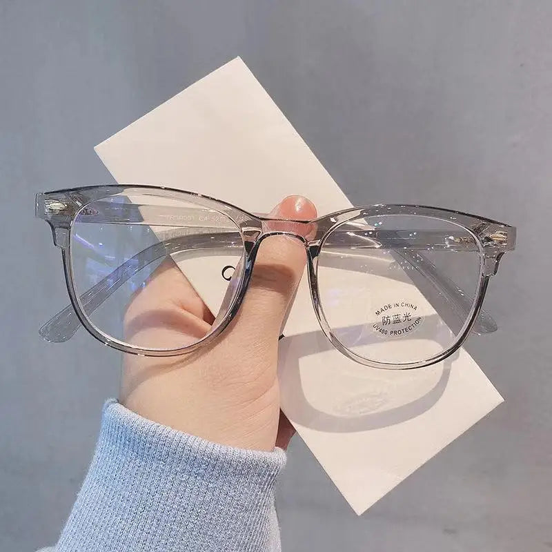 Fashion Anti-Blue Light Glasses Women Transparent Computer Glasses Anti Blue Light Square Eyewear Retro Glasses Frame Eyeglass