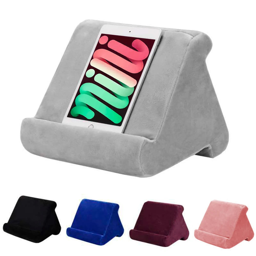 Tablet Stand Multifunction Sponge Pillow Stands for IPad Samsung Huawei Tab Reading Holder Support Bed Mount Bracket Book