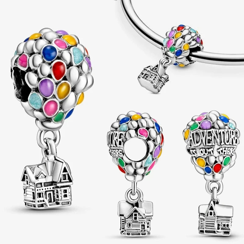 2024 New Hot Sale Original Charm Beads Fit Pandora Bracelet For Women 925 Silver coloured Pendant Bead Jewelry Gift