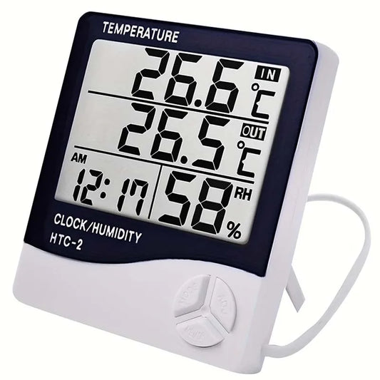 LCD Digital Thermometer Hygrometer Indoor Room Electronic Temperature Humidity Meter Sensor Gauge Weather Station For Home