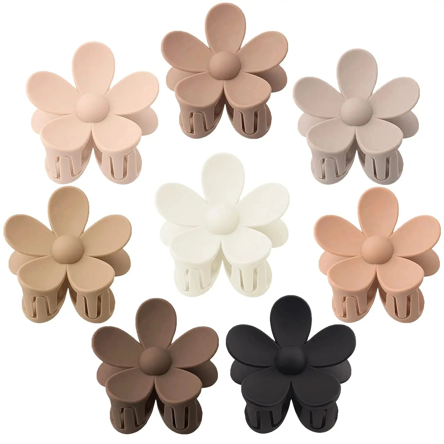 Large Flower Claw Clips For Women Fashion Hair Claw Hair Clamps Girls Matte Hairpins Sweet Headwear Barrette Hair Accessories