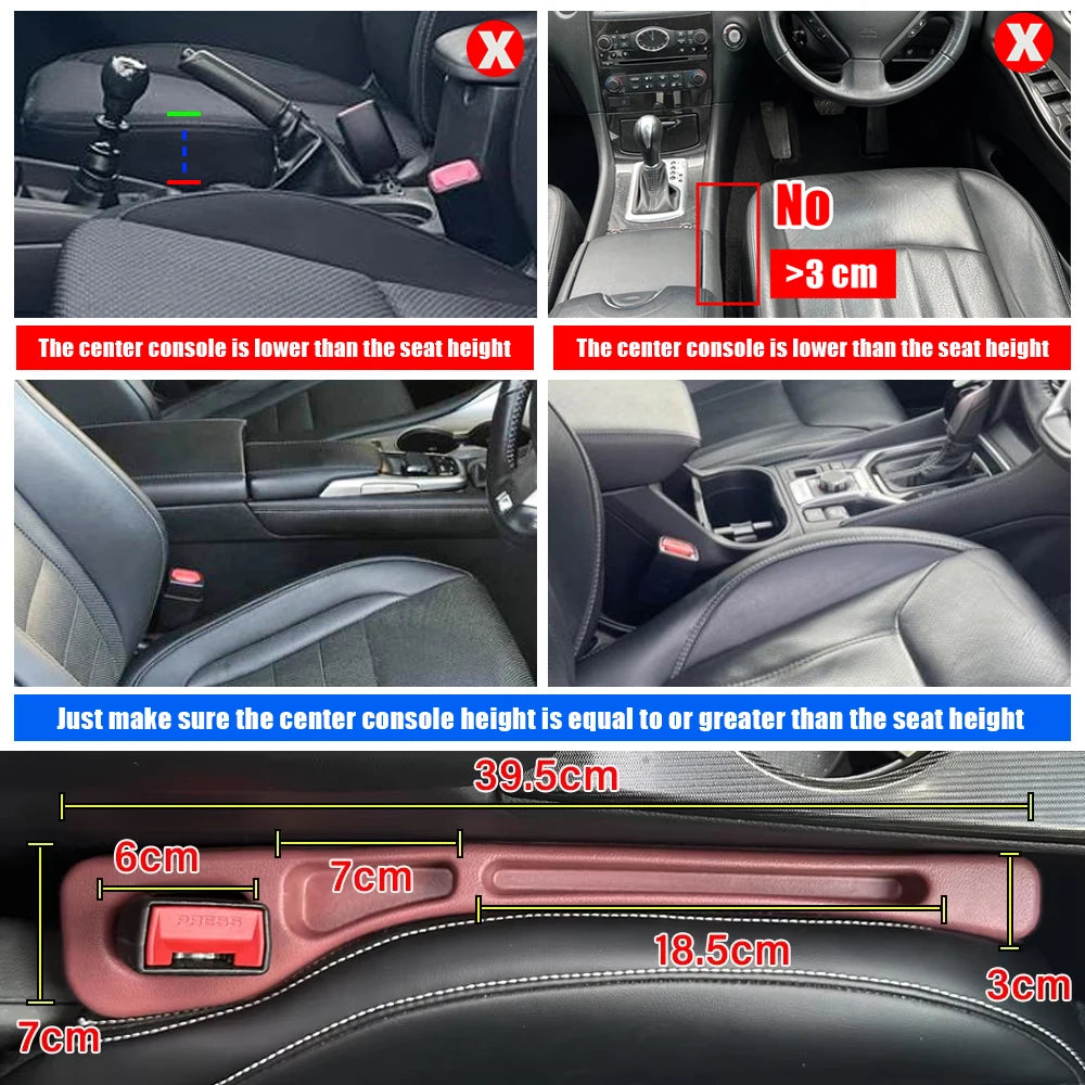 Multi Functional Car Seat Gap Sealing Strip Leak Proof Strip Seat Gap Creative and Practical Automotive Interior Products