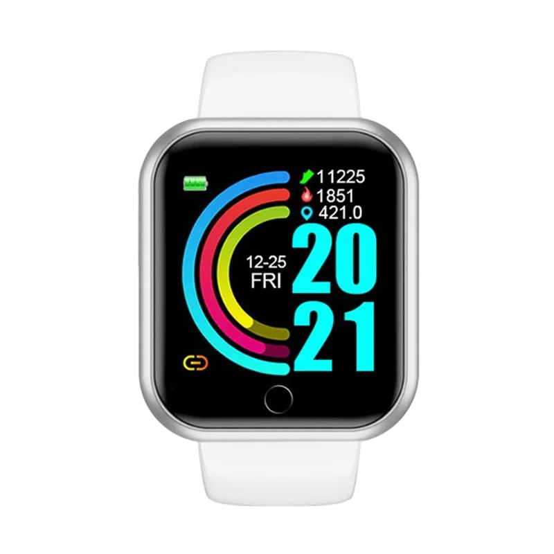 Smart Watch For Men Women Sport Mode Music Control Calorie Distance Fitness Smart Band Message Remind Smart Bracelet Android IOS