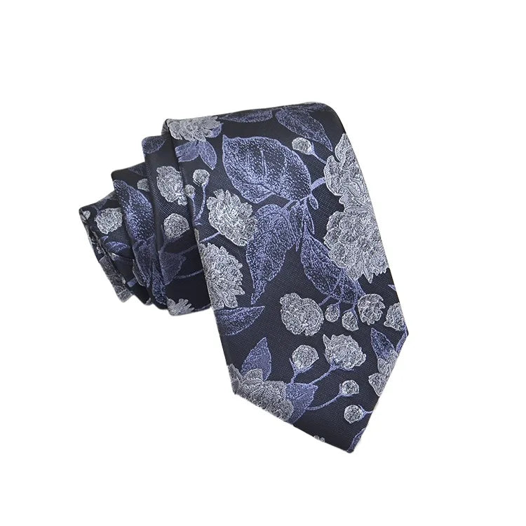 35 Styles Men's Silk Ties Jacquard Dot Floral 8cm Necktie Accessories Daily Wear Shirt Suit Cravat Wedding Party Gifts Neck Tie