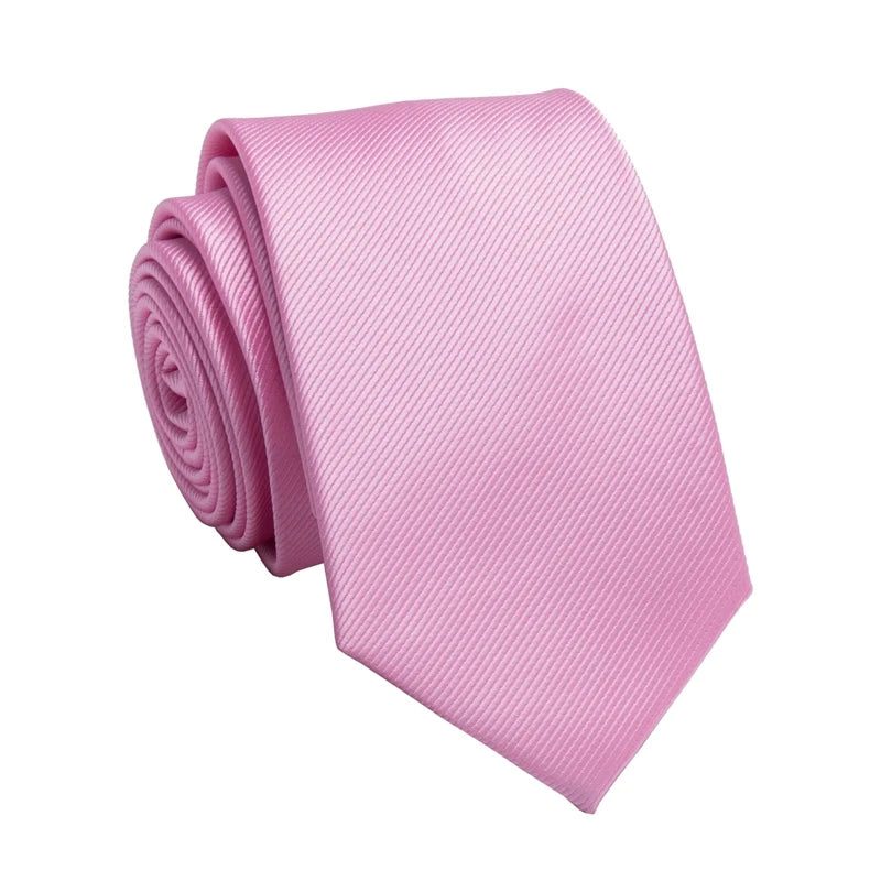 Men's Business Jacquard Slim Tie, British Classic Solid Color Tie,Casual Wedding Accessories