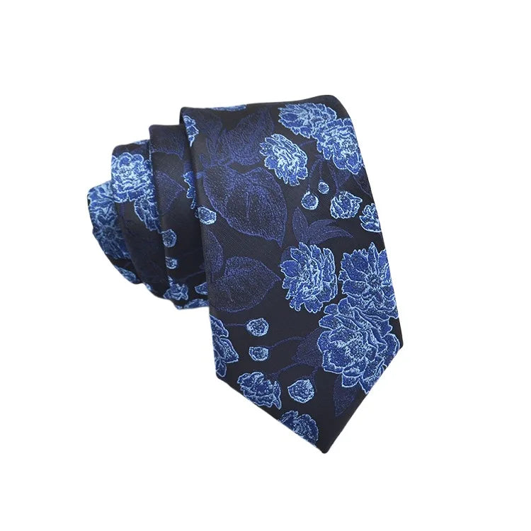 35 Styles Men's Silk Ties Jacquard Dot Floral 8cm Necktie Accessories Daily Wear Shirt Suit Cravat Wedding Party Gifts Neck Tie