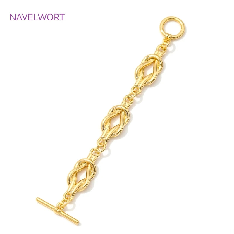 18K Gold Plated OT Clasps Toggle Clasp For Jewelry Making,Brass Bracelet Connector Clasps,For DIY Necklace Making Accessories