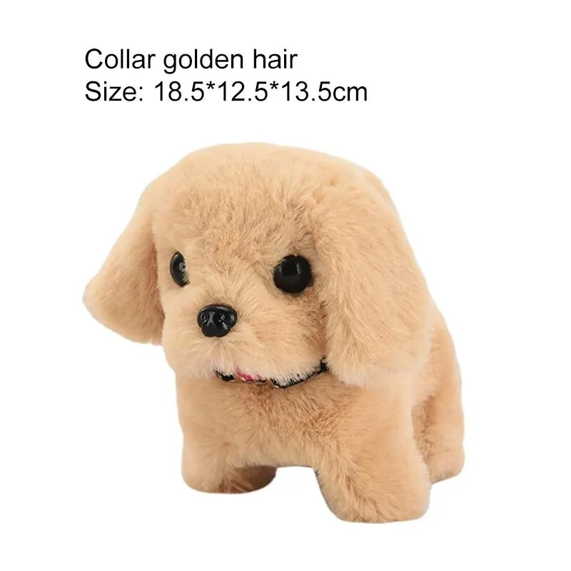 Baby Toy Dog That Walks Barks Tail Wagging Plush Interactive Electronic Pets Puppy Montessori Toys for Girls Boys Christmas Gift