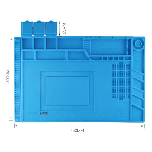 Electronic Repair Pad Motherboard IC Thickened Magnetic Anti-slip Anti-static Temperature Resistant Multi-functiona Silicone Pad